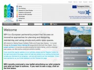 Website for South Yorkshire Forest MP4 European Partnership
